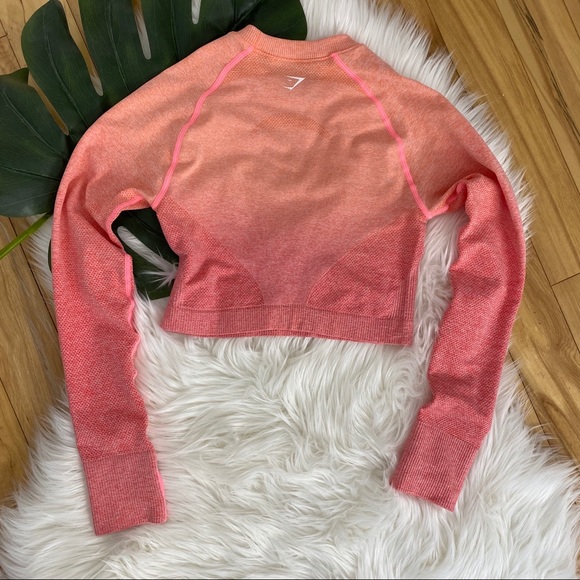 Gymshark Ombre Seamless Coral Peach Set - Picture 9 of 16